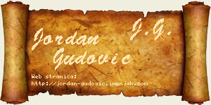 Jordan Gudović vizit kartica